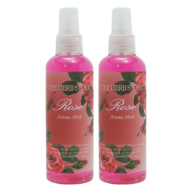 THE HERB STORY  Body Mist Rose, 200ml, 2 Count