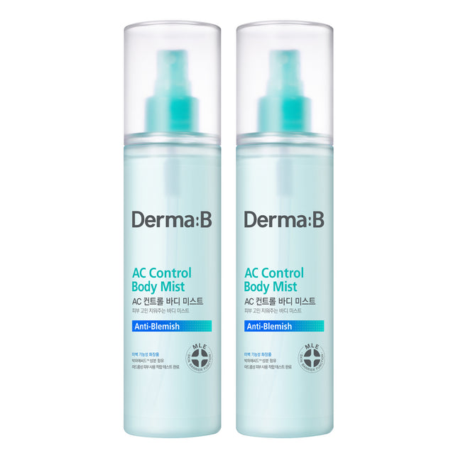DERMA:B Derma:B AC Control Body Mist, 200ml, 2 Count