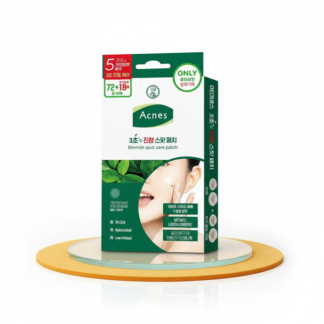 ACNES 3-Second Calming Spot Patch 72+18 Bonus Pack