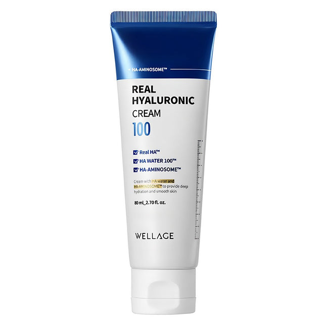 WELLAGE  Real Hyaluronic 100 Cream, 80ml, 1ea