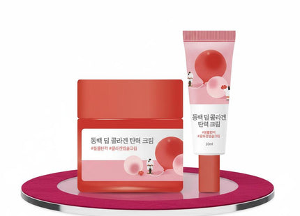 ROUND LAB Camellia Deep Collagen Firming Cream 50ml +10ml