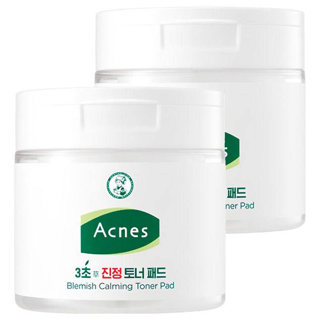 ACNES  3-Second Soothing Toner Pad 160ml, 70 Count, Set of 2