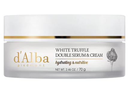 D'ALBA White Truffle Double Serum & Cream, 70g, 1 Pack
