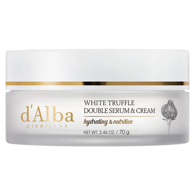 D'ALBA White Truffle Double Serum & Cream, 70g, 1 Pack