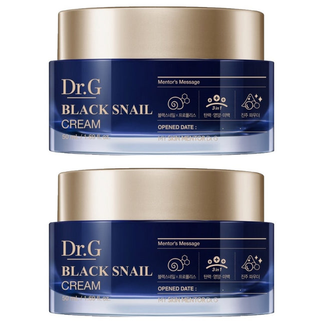 DR.G  Black Snail Cream Duo, 50ml, 2ea