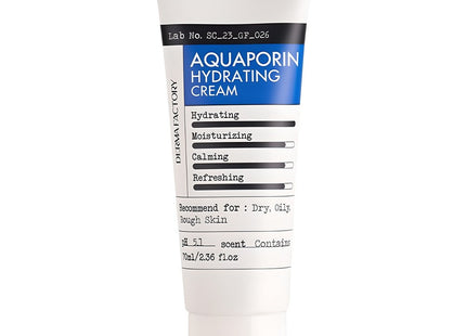 THE DERMA FACTORY  Aquaporin Hydrating Cream, 70ml, 1ea
