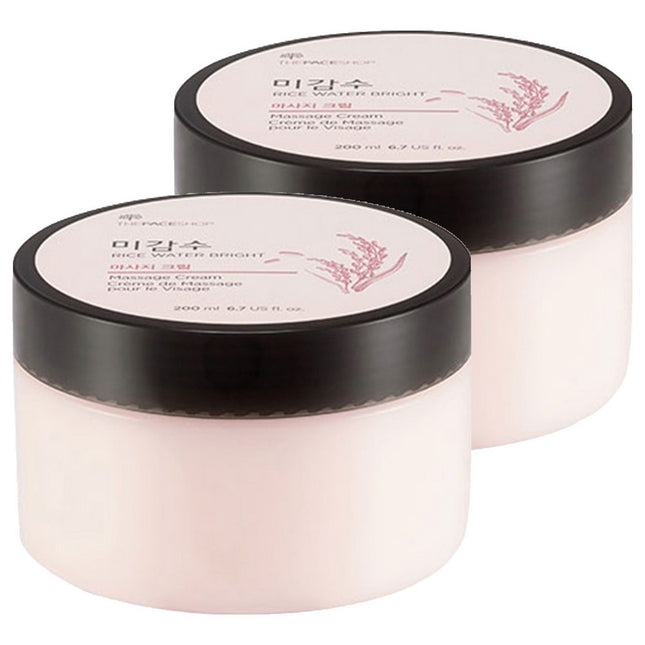 THE FACE SHOP Myeonghan Miin Brightening Massage Cream 200ml, Set of 2