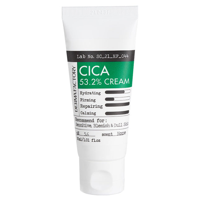 DERMA FACTORY  Cica 53.2% Cream 30ml 1ea