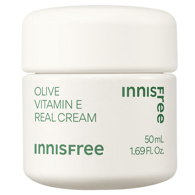 INNISFREE  Olive Vitamin E Real Cream, 50ml, 1 Count