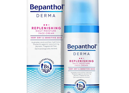 BEPANTOL  Derma Replenishing Daily Moisture Face Cream 50ml 1 Pack