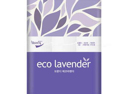 BLONDIE ECOLAVENDER 3-Ply Flushable Premium Toilet Paper