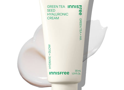 INNISFREE Innisfree Green Tea Seed Hyaluronic Acid Cream, 30ml, 1 count