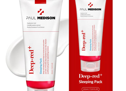 PAULMEDISON  Deep Red Sleeping Pack, 211ml, 1 Count