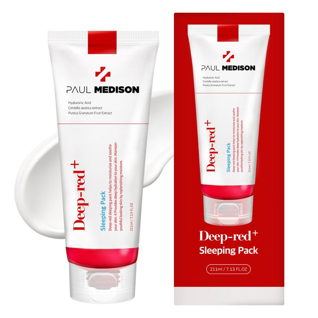 PAULMEDISON  Deep Red Sleeping Pack, 211ml, 1 Count