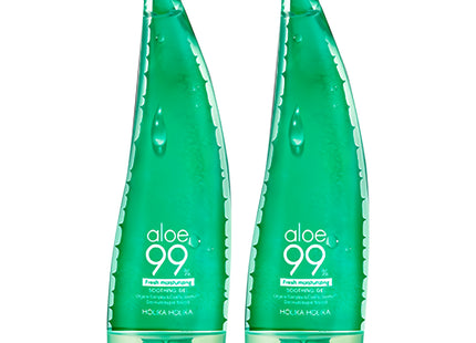 HOLIKA HOLIKA  Aloe 99% Soothing Gel, 250ml, 2 Count