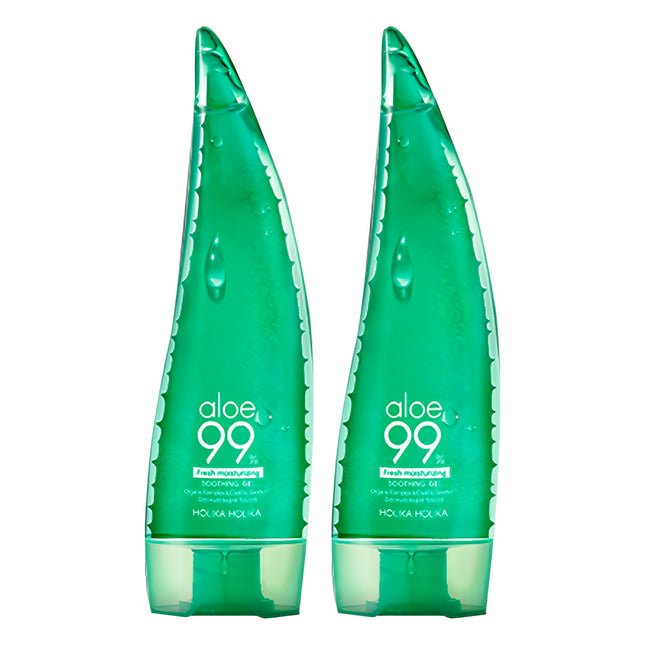 HOLIKA HOLIKA  Aloe 99% Soothing Gel, 250ml, 2 Count