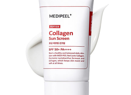 MEDI-PEEL  Red Lacto Collagen Pore Lifting Sun Cream SPF50+ PA++++, 50g, 1 Count