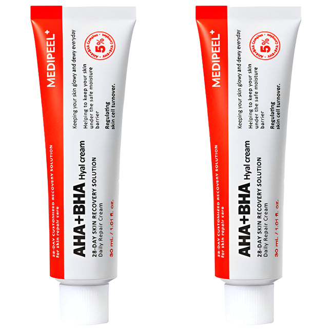 MEDI-PEEL  AHA BHA 28 Days Hyal Cream, 30ml, 2 Count