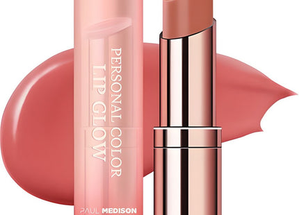 POLMEDISON  Vivid Personal Color Lip Glow Rose Woody 3g 1 pack