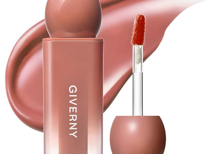 GIVERNY  Dewy Lip Glaze Tint, 02 Mellow Beige, 4.9g, 1 Count