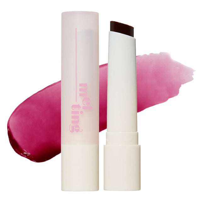 ETUDE  Ginger Sugar Melting Balm Lip Gloss, 7 Cuddly Plum, 2.3g, 1 Count