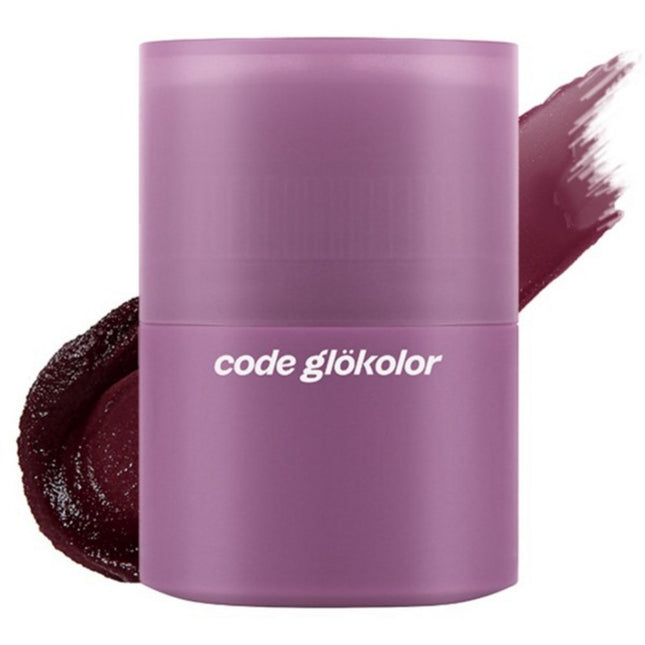 CODE GLOKOLOR  Color Lip Serine, 06 Plum Dive, 15ml, 1 Piece