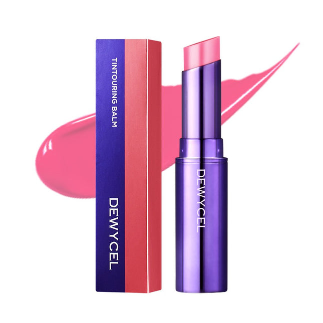 DEWYCEL  Tintouring Tinted Lip Balm, 01 Rare Pink, 4.5g, 1 Count