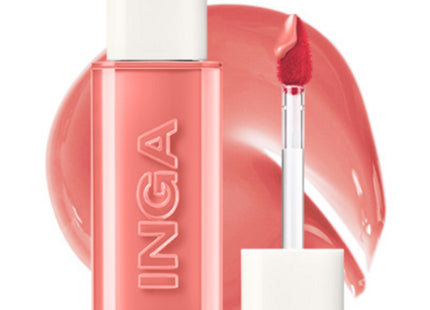 INGA  Water Glow Lip Tint, Rich Salmon, 1pc