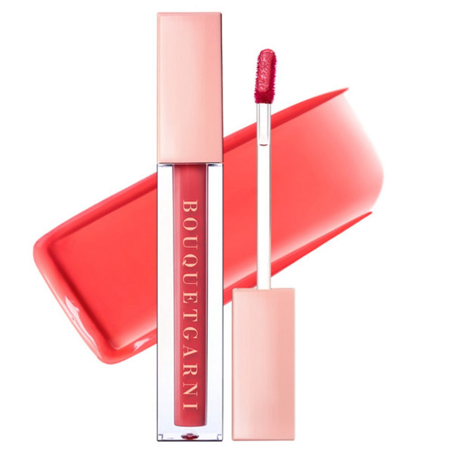BOUQUET GARNI  Glam Dew Lip Tint, 02 Coral Crush, 3.5g, 1 piece