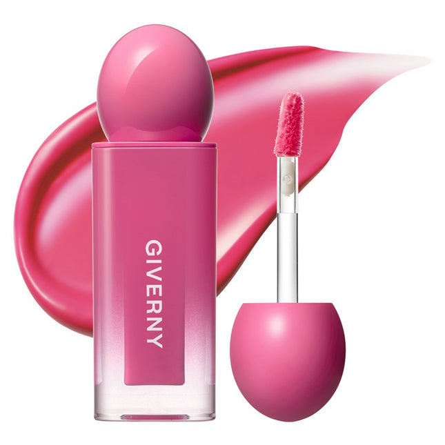 GIVERNY  Dewey Lip Glaze Tint, 04 Youth Pink, 4.9g, 1 Count