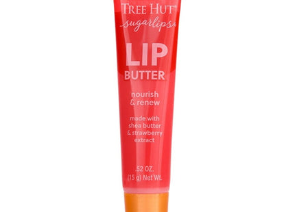 TREE HUT  Sugar Lips Lip Butter, Strawberry, 15g, 1 Count
