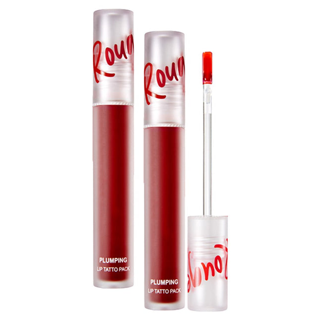 KATTYNE ROUGE STAR Plumping Lip Tattoo Pack, Richly Red, 2 Count