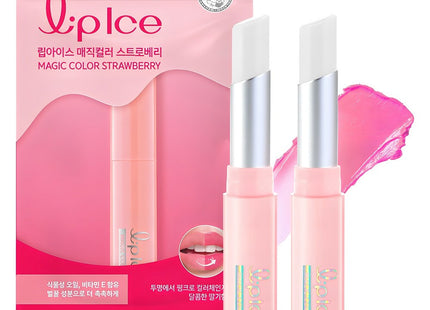 RIBEYE  Magical Color Lip Balm, Strawberry, 2g, 2 Count