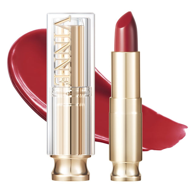 VINNE  Plumping Glow Tint Lip Balm, 29 Chilling Red, 3.1g, 1 Count