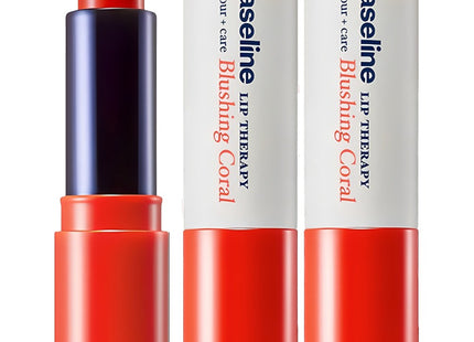 VASELINE  Lip Therapy Color & Care Lip Balm, Blushing Coral, 4.2g, 2 Pack