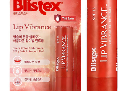 BLISTEX  Lip Vibrance Lip Balm Rose Red 3.69g 1 Count