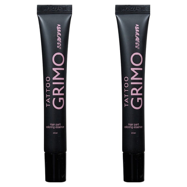 TATTOOGRIM SKINAGAIN HAIR SCALP COLORING ESSENCE 20ML BLACK (2PCS)