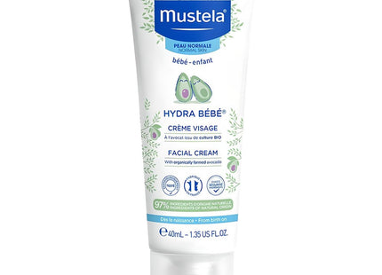 MUSTELA  Hydra Bebe Facial Cream 40ml 1 Pack