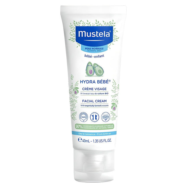 MUSTELA  Hydra Bebe Facial Cream 40ml 1 Pack