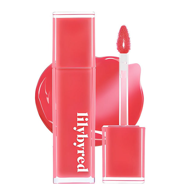LILYBYRED  Airy Moody Blur Lip Tint AD, 06 Blushed Strawberry Pretend, 1 Count