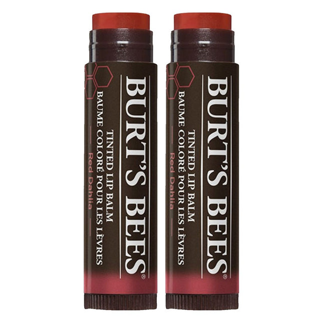 BURT'S BEES  Tinted Lip Balm, Magnolia, 4.25g, 2 Count