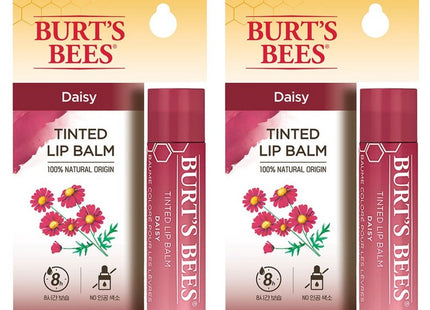 BURT'S BEES  Tinted Lip Balm Daisy 4.25g 2 Pack