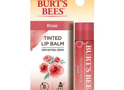 BURT'S BEES  Tinted Lip Balm, Rose, 4.25g, 1 Count