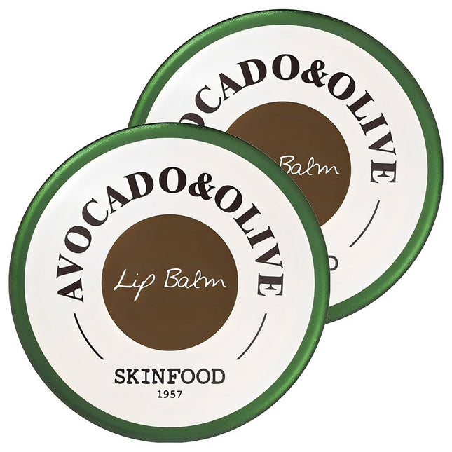 SKINFOOD  Avocado & Olive Lip Balm 12g, 2 Count