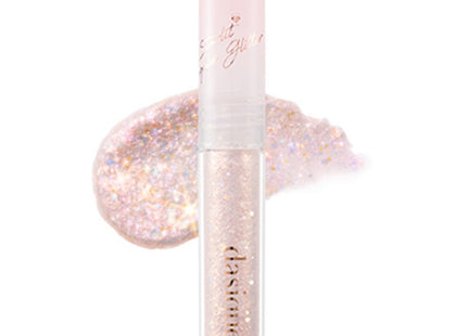 DASIQUE  Starlit Jewel Liquid Glitter 1.8g, 04 Rose Quartz, 1pc