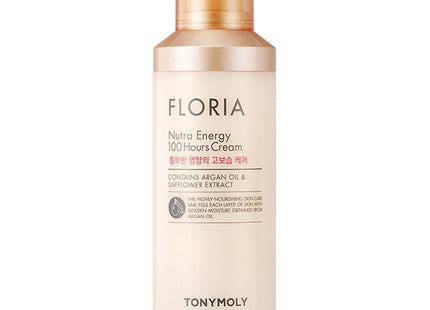 TONYMOLY  Floria Nutra Energy 100 Hour Cream, 100ml, 1 Count