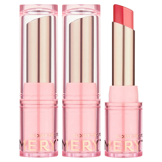 MERYTHOD Merythod Glossy Two Tone Lipstick 3.4g, 04 Berry For You, 3g, 2ea