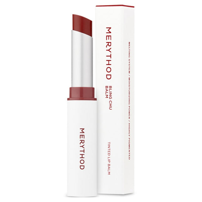 MERYTHOD  Bling Chu Balm Lip Balm, 06 Brick Tango, 3.3g, 1 Count
