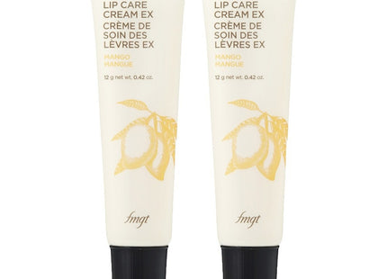 FMGT  Lip Care Cream Lip Balm, 02 Mango, 12g, 2 Count
