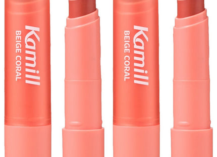 CAMILLE Camille Vegan Color Lip Balm Beige Coral 4.2g 2pack